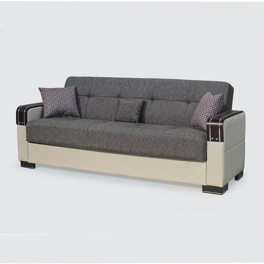 MALTA BROWN 3 SEAT SOFA BED