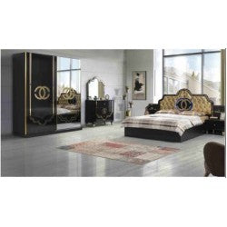 CHARLIE BLACK BEDROOM SET